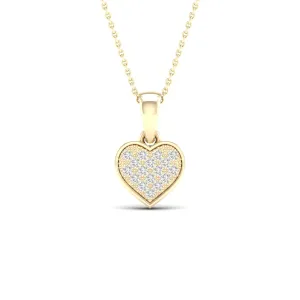 10K 0.05CT Diamond Pendant