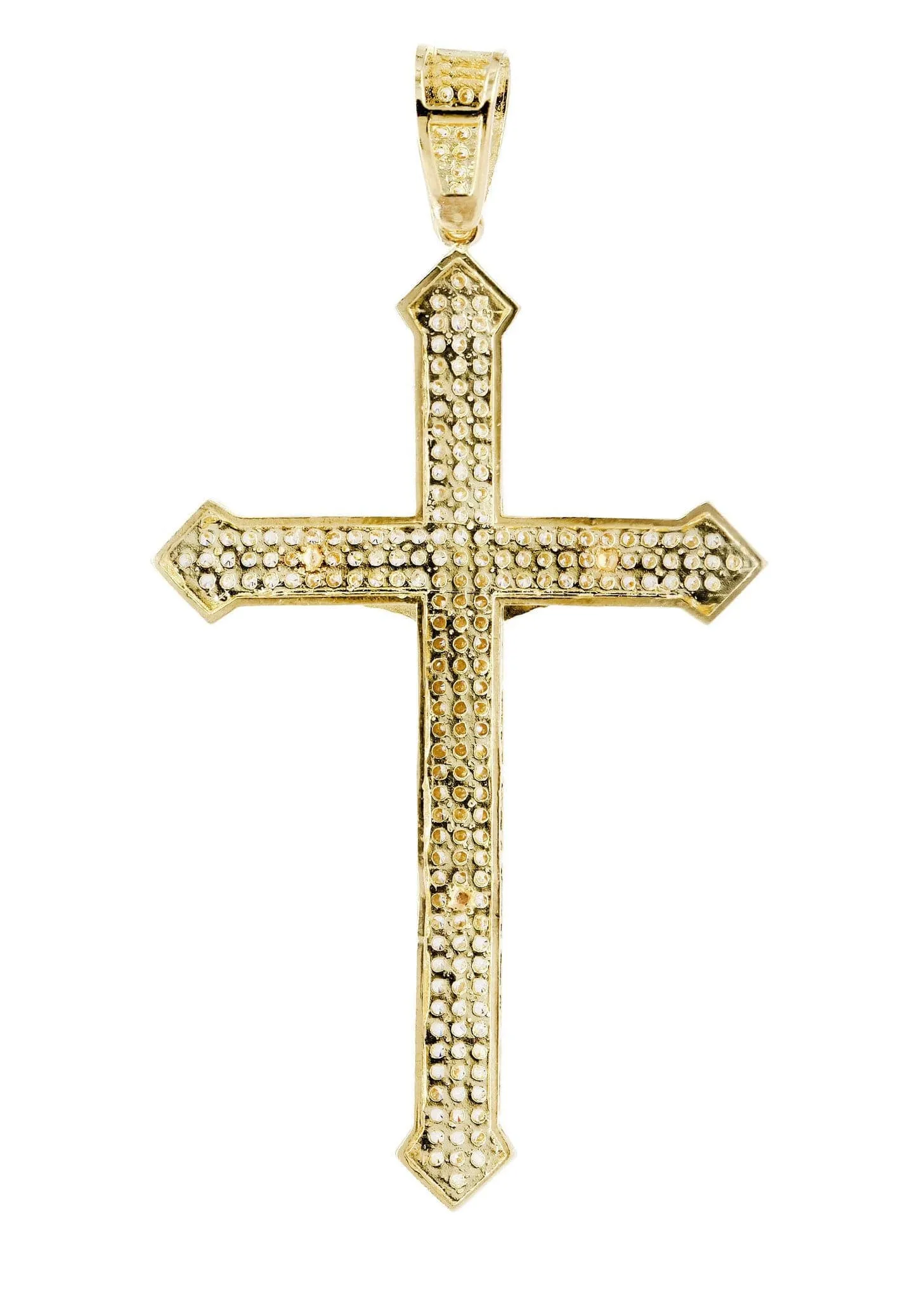 10K Gold Cross / Crucifix Pendant  |  7.3 Grams