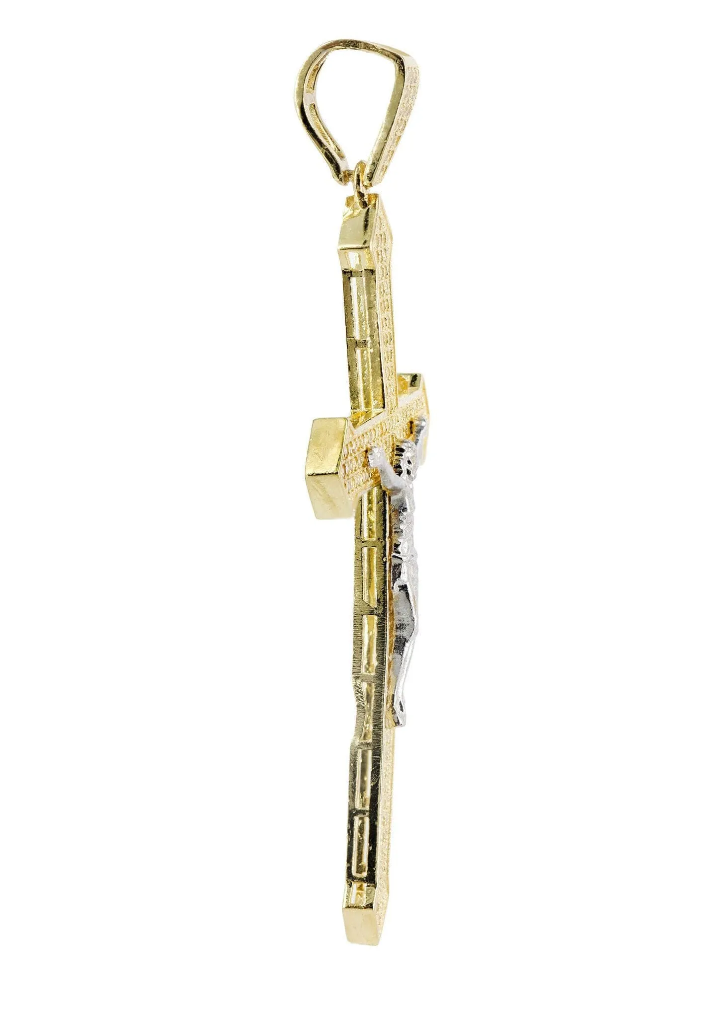 10K Gold Cross / Crucifix Pendant  |  7.3 Grams