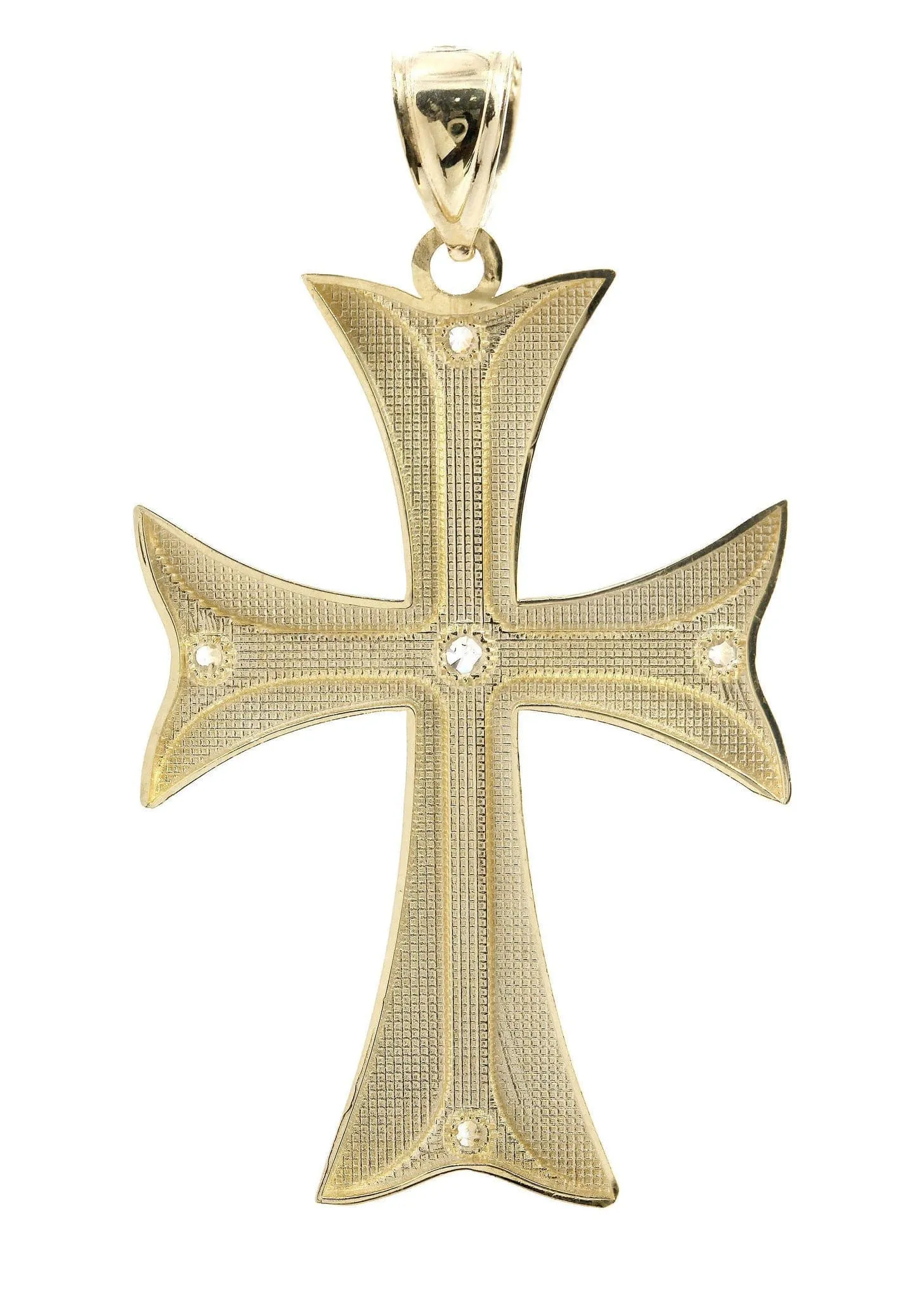 10K Gold Cross Pendant  |  7.6 Grams