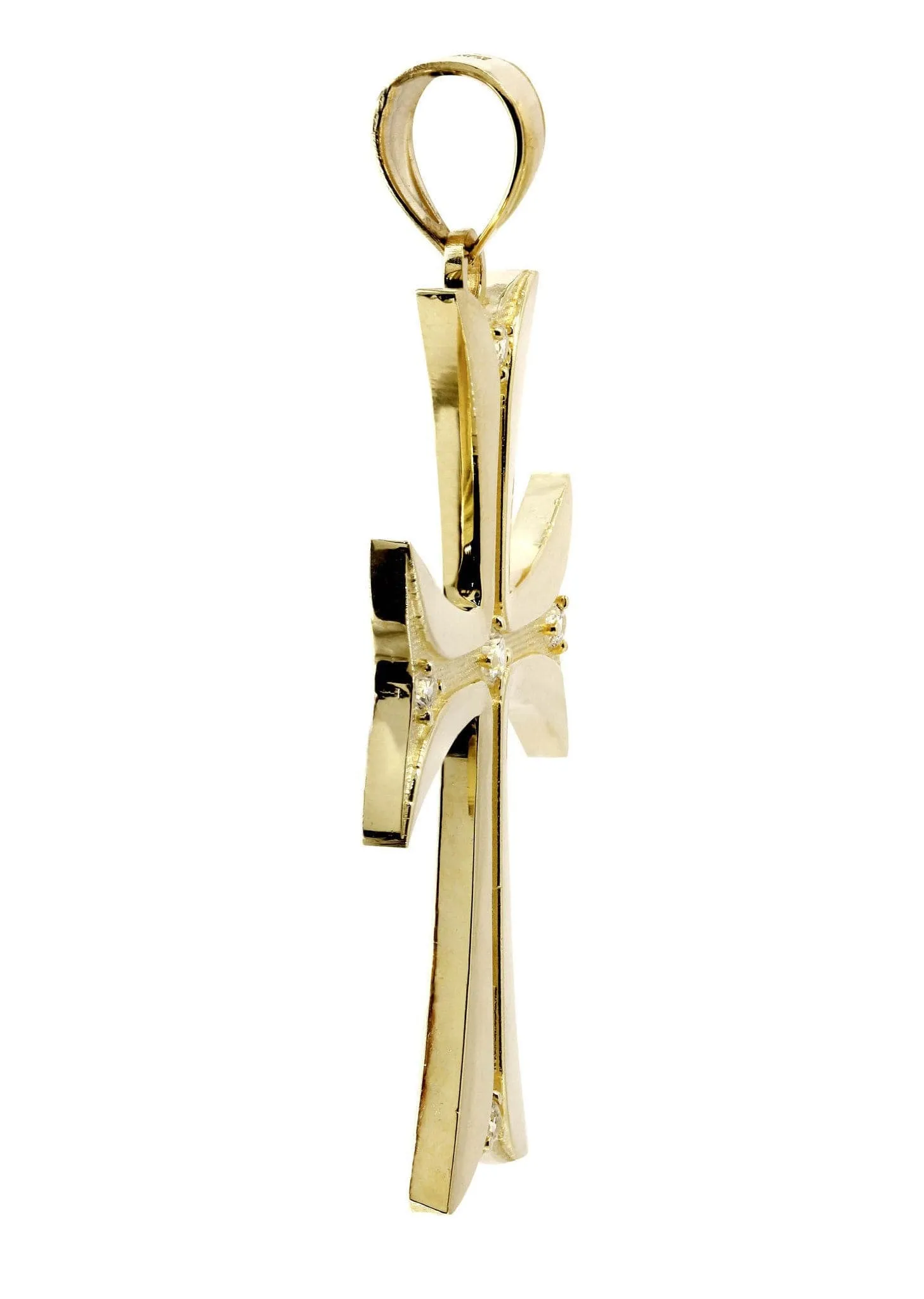 10K Gold Cross Pendant  |  7.6 Grams
