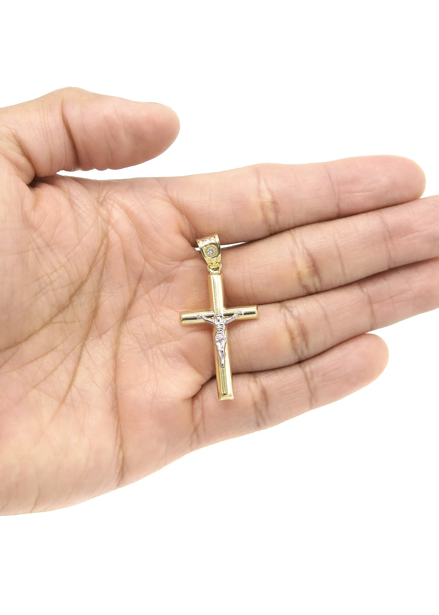 10K Gold Crucifix Pendant | 2 Grams