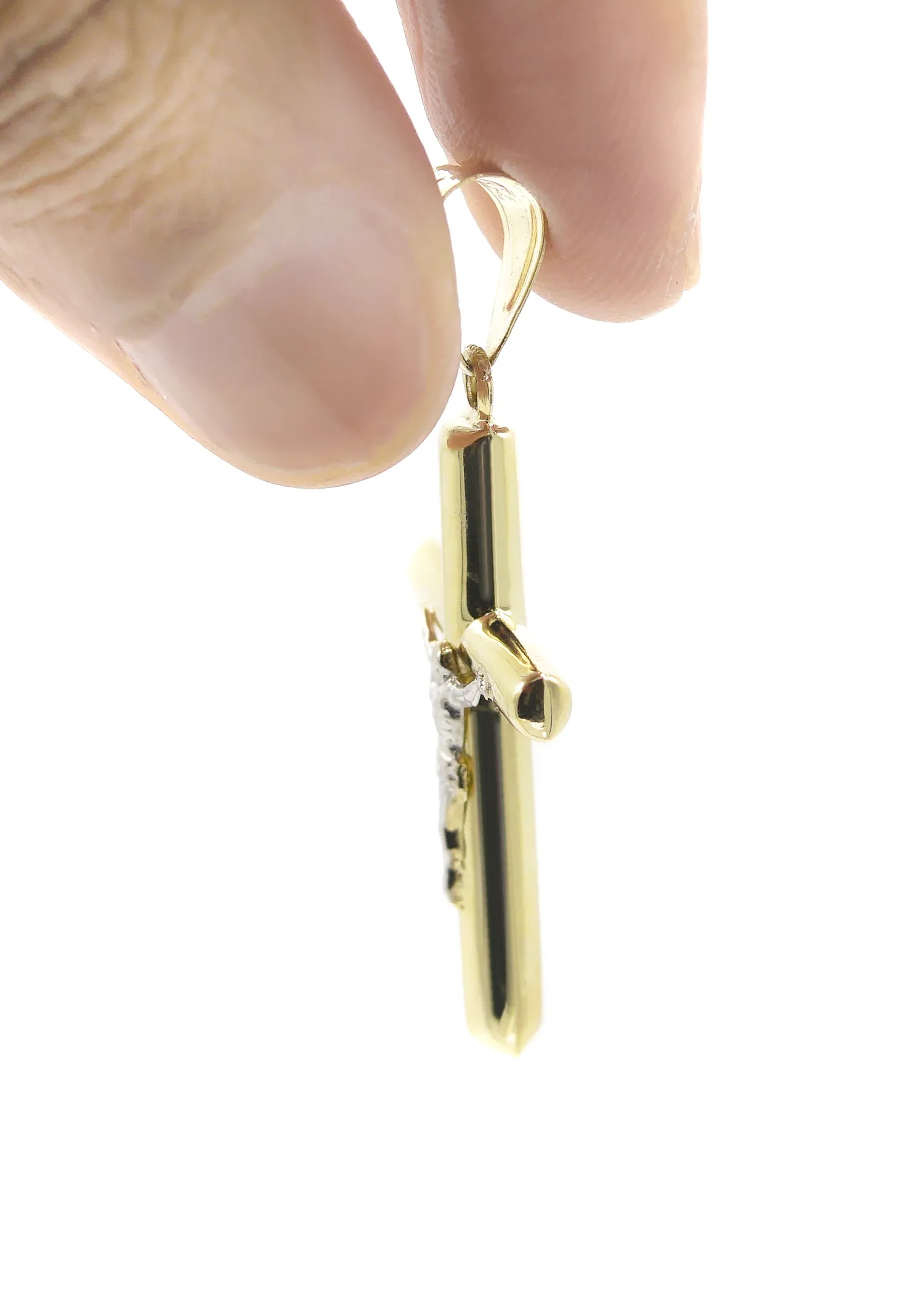 10K Gold Crucifix Pendant | 2 Grams