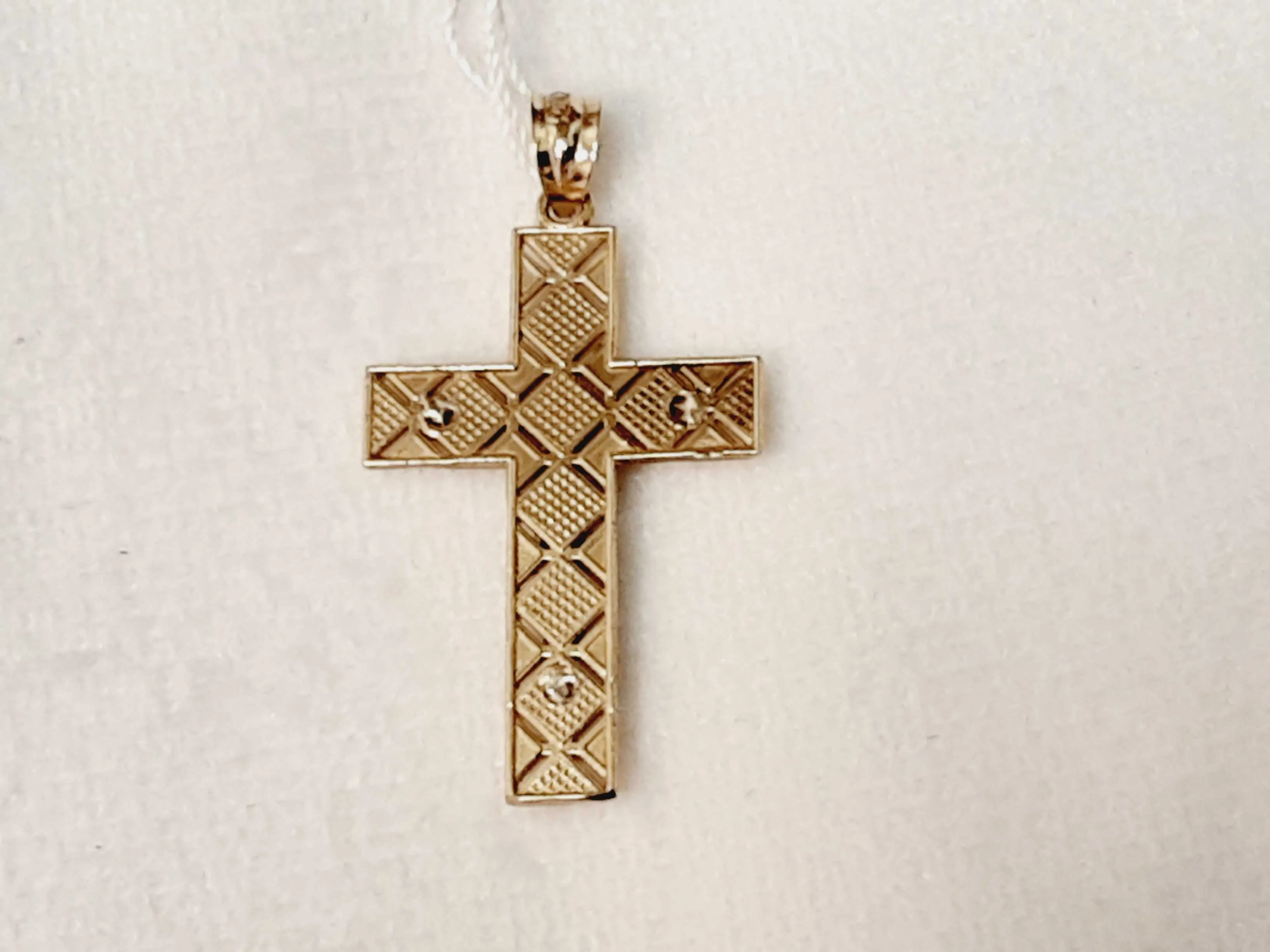 10k Yellow Gold Crucifix Pendant