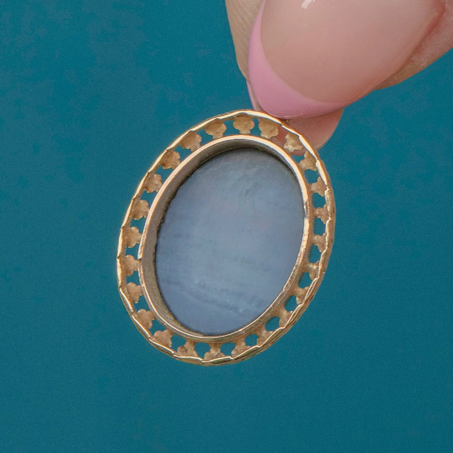 14ct Gold Opal Doublet Pendant