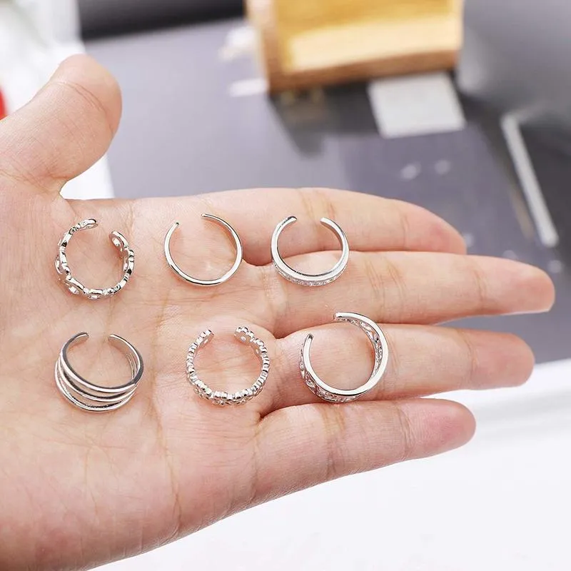8 Piece Boho Toe Ring Set