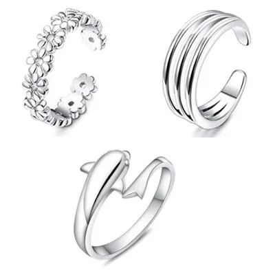8 Piece Boho Toe Ring Set