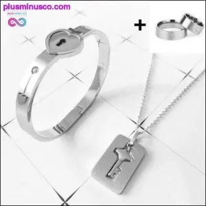 A Couple Lovers Jewelry Love Heart Lock Bracelet Stainless
