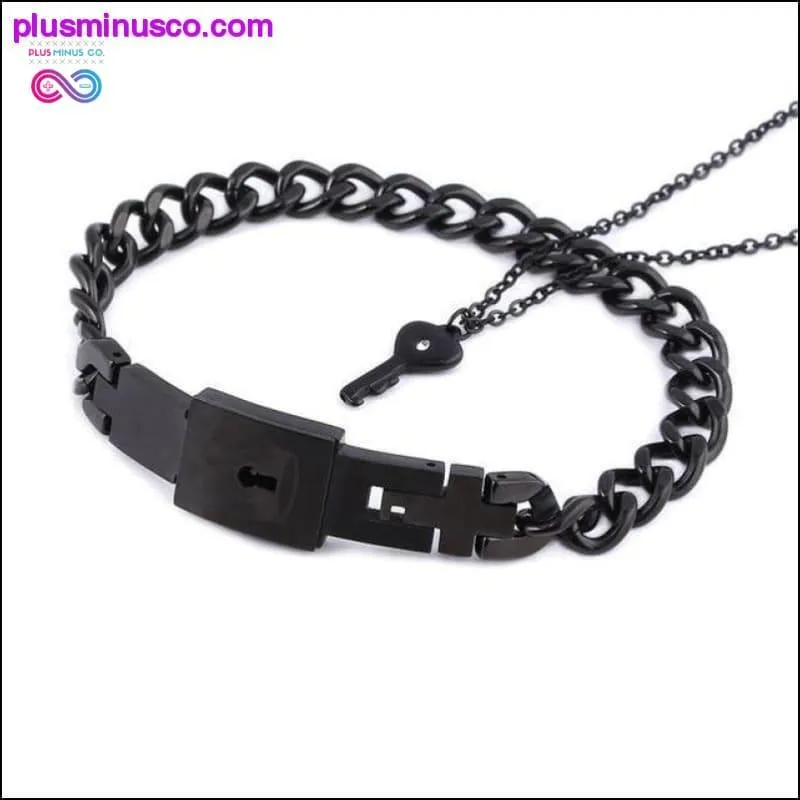 A Couple Lovers Jewelry Love Heart Lock Bracelet Stainless