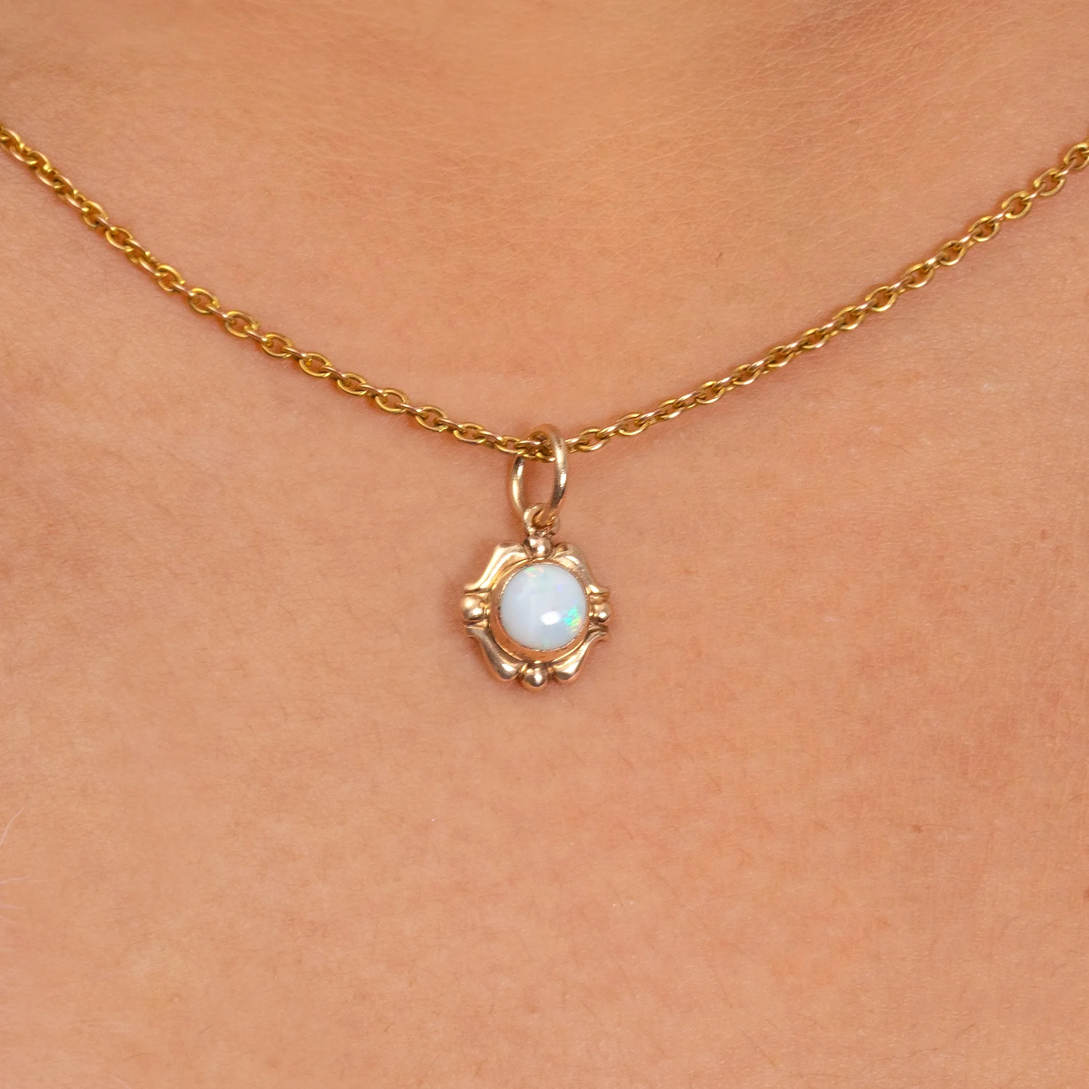 Antique Opal Charm