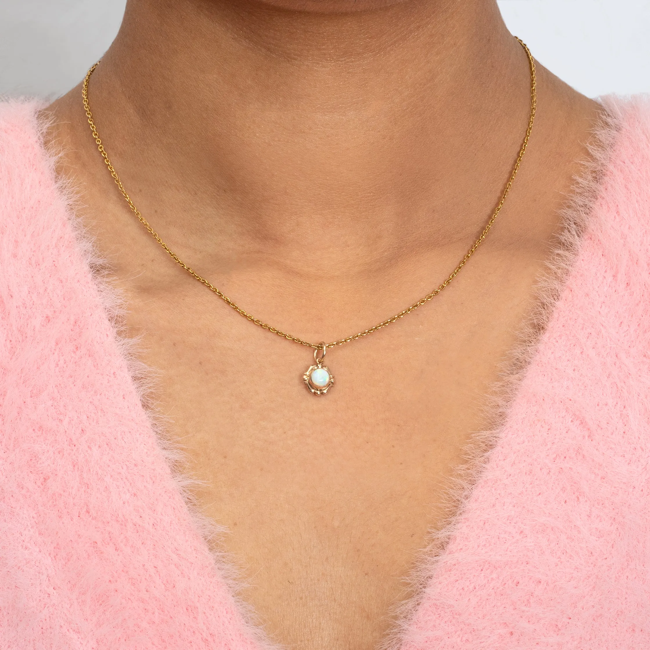 Antique Opal Charm