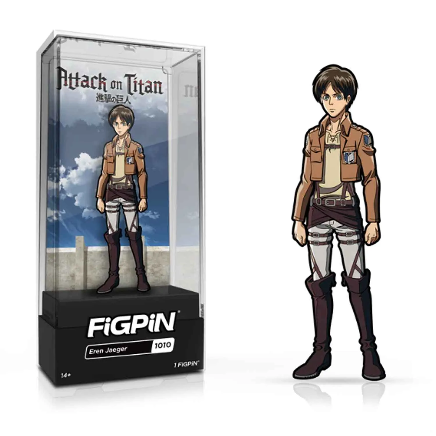 Attack On Titan Eren Jaeger FiGPiN #1010 Anime Enamel Pin
