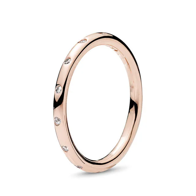 BRACE CODE New original European crown crystal ring woven wish bones beautiful ring wedding jewelry direct sales