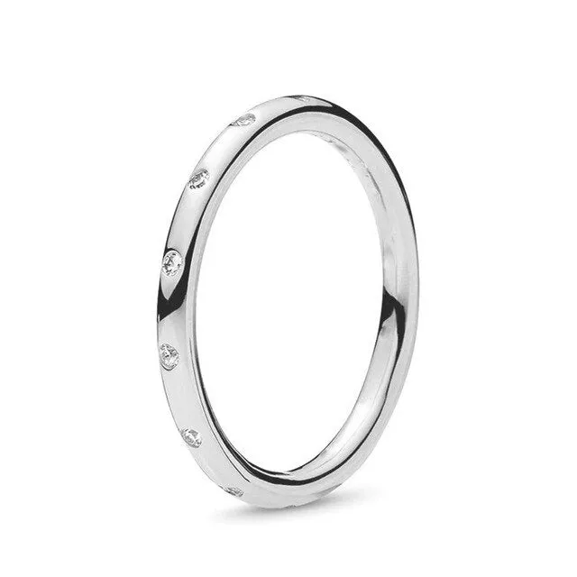 BRACE CODE New original European crown crystal ring woven wish bones beautiful ring wedding jewelry direct sales