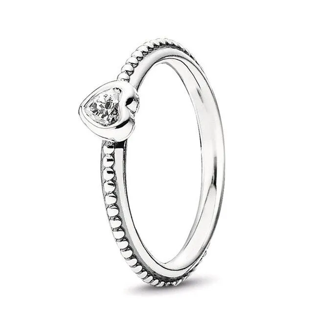 BRACE CODE New original European crown crystal ring woven wish bones beautiful ring wedding jewelry direct sales