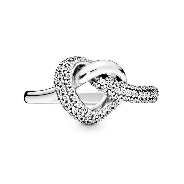 BRACE CODE New original European crown crystal ring woven wish bones beautiful ring wedding jewelry direct sales