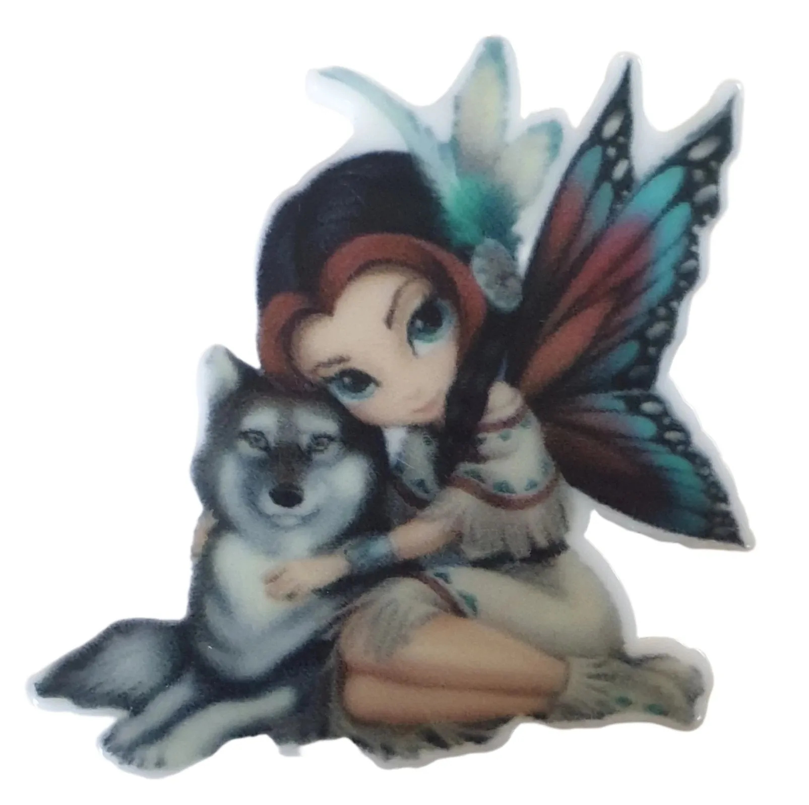 Brooch Trio Set - Fairies & Wolves