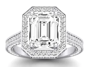 Buttercup - Emerald Lab Diamond Engagement Ring (IGI Certified)