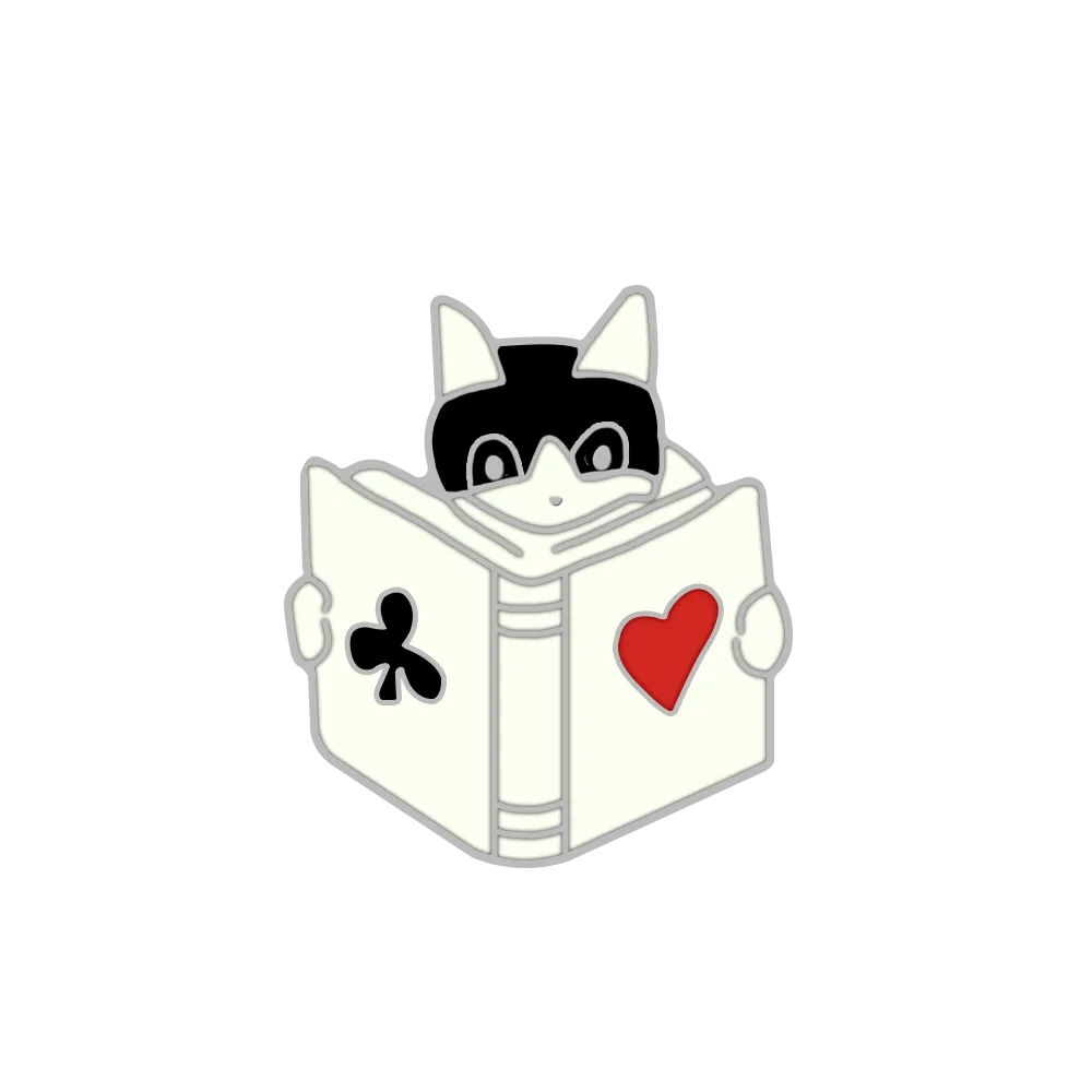 Cartoon Animal Brooches Black White Couple Cat Fish Bone Enamel Pins Clothes Collar Lapel Pin Bag Metal Badges Jewelry For Lover