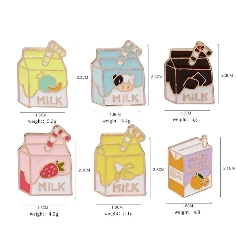 Cartoon Style Pin Letter Fruit Alloy Enamel Plating Unisex Brooches