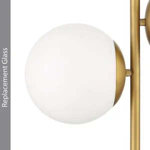 Castell 7" Replacement Glass Globe, for Floor Lamps and 2 Globe Pendants