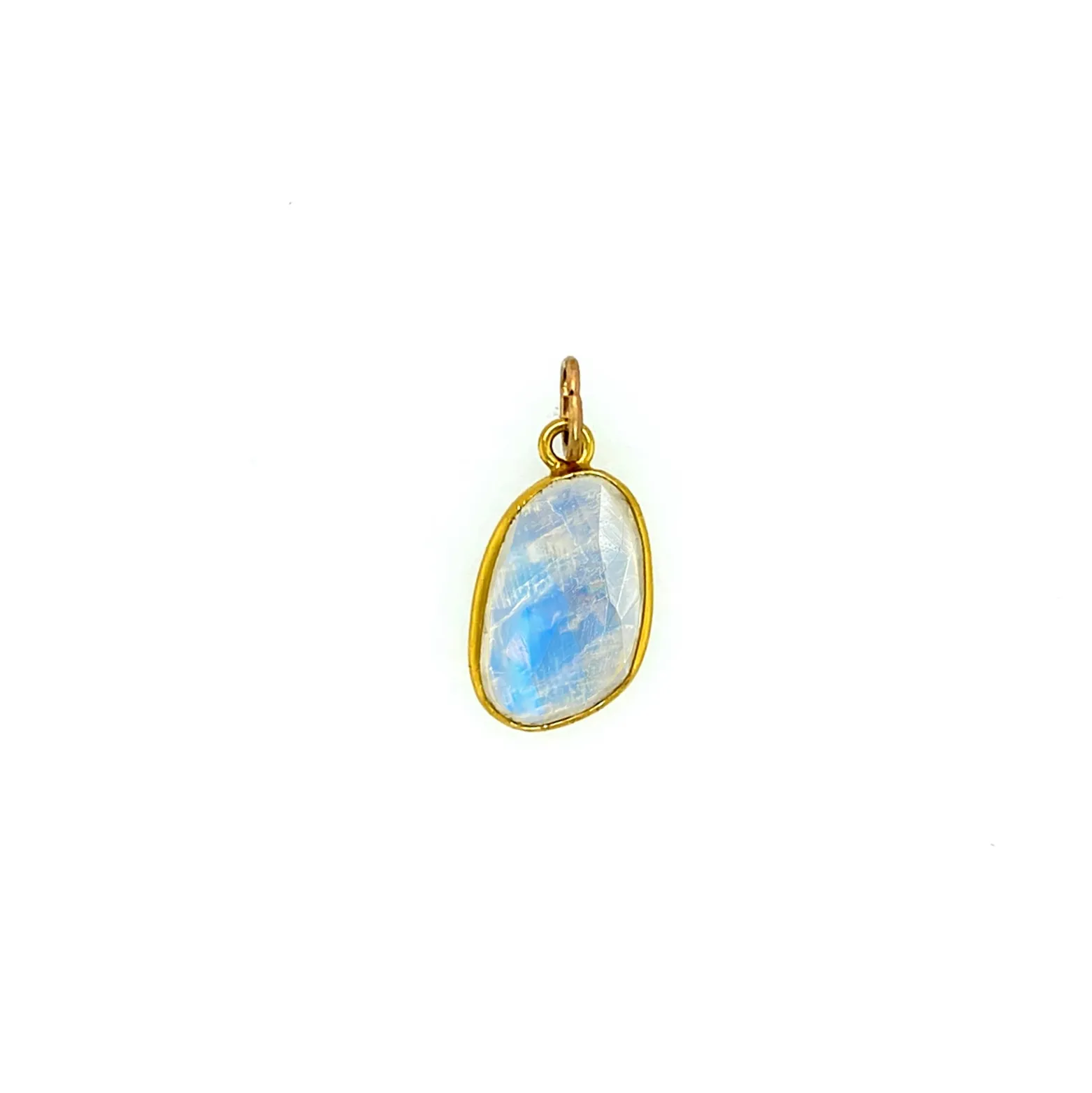 Channel Set Moonstone Pendant