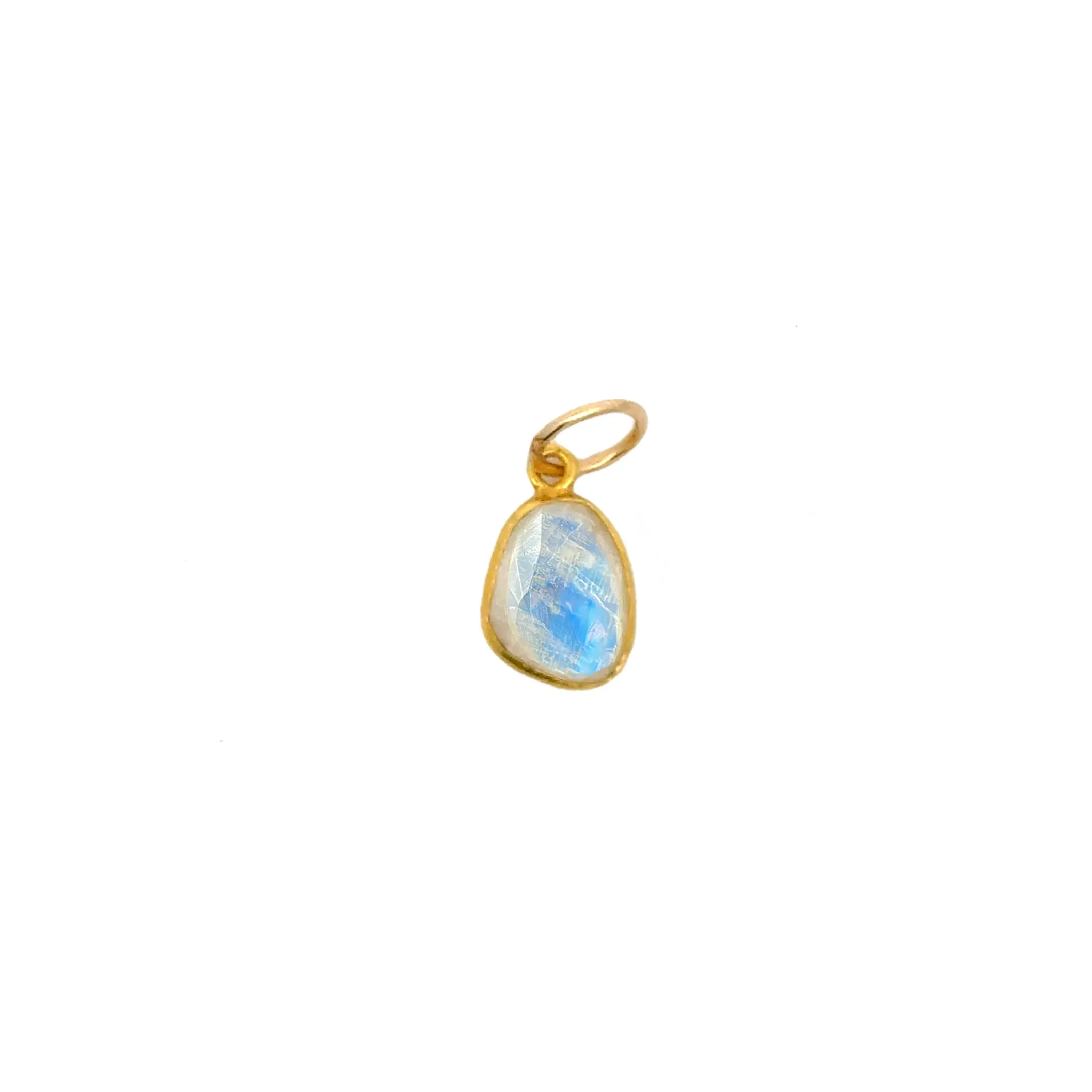 Channel Set Moonstone Pendant