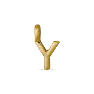 CHARM Y pendant, gold-plated