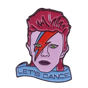 David Bowie's Dancing Enamel Pin