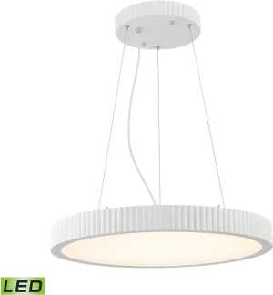 Digby 48 Watt Led Pendant In Matte White