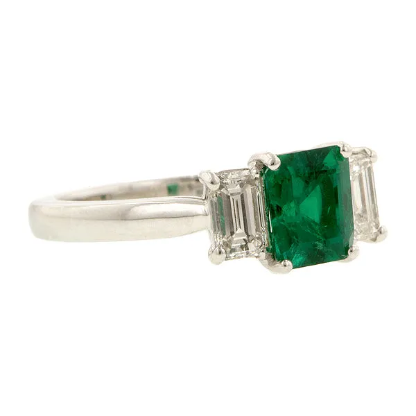 Emerald & Diamond Ring