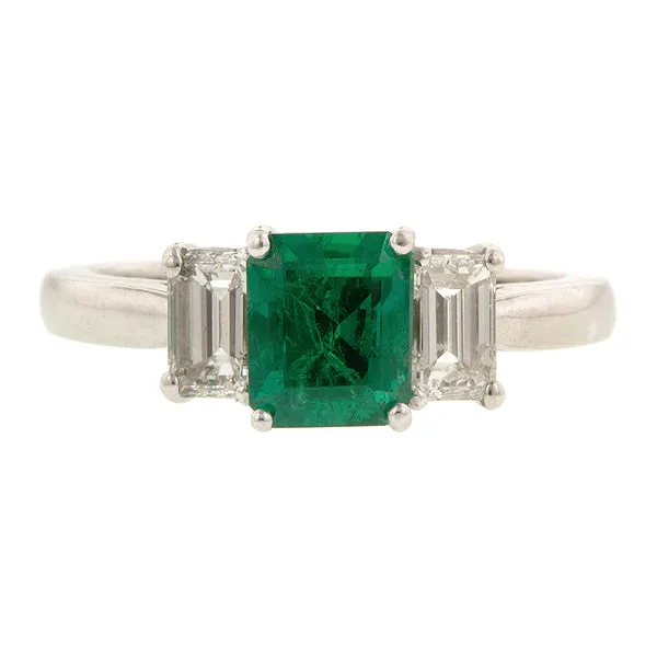 Emerald & Diamond Ring