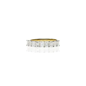Emerald Cut Diamond Eternity Band