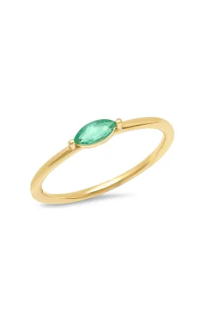 Emerald Marquise Ring