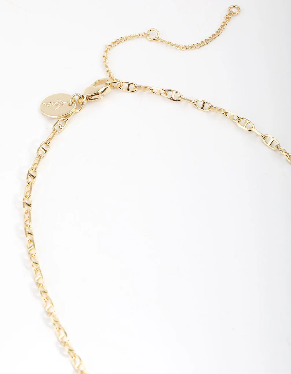 Gold Plated Mariner Chain Necklace