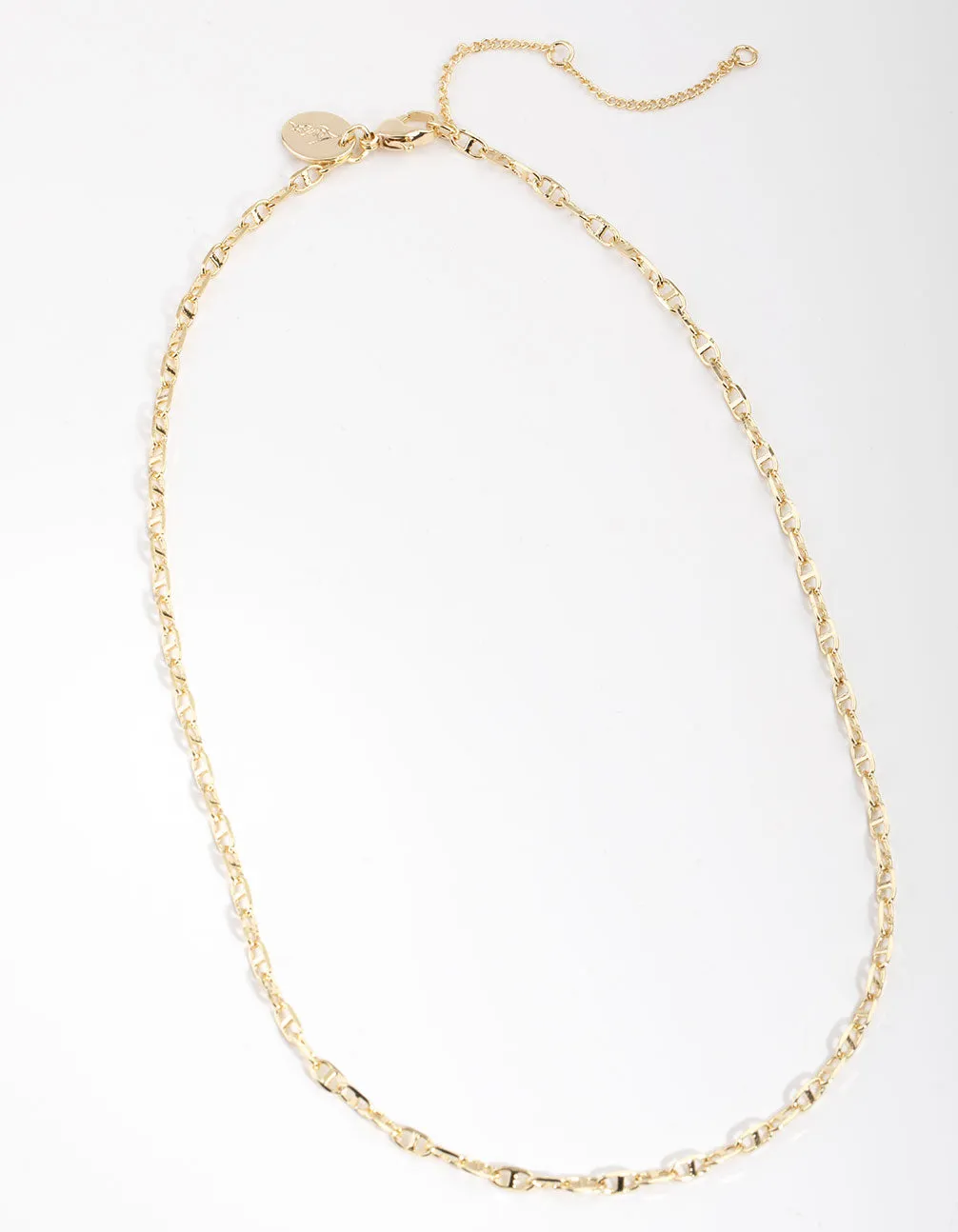 Gold Plated Mariner Chain Necklace