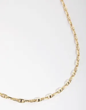 Gold Plated Mariner Chain Necklace