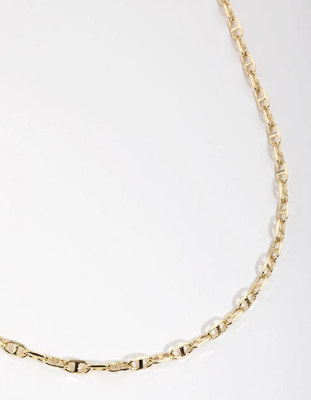 Gold Plated Mariner Chain Necklace