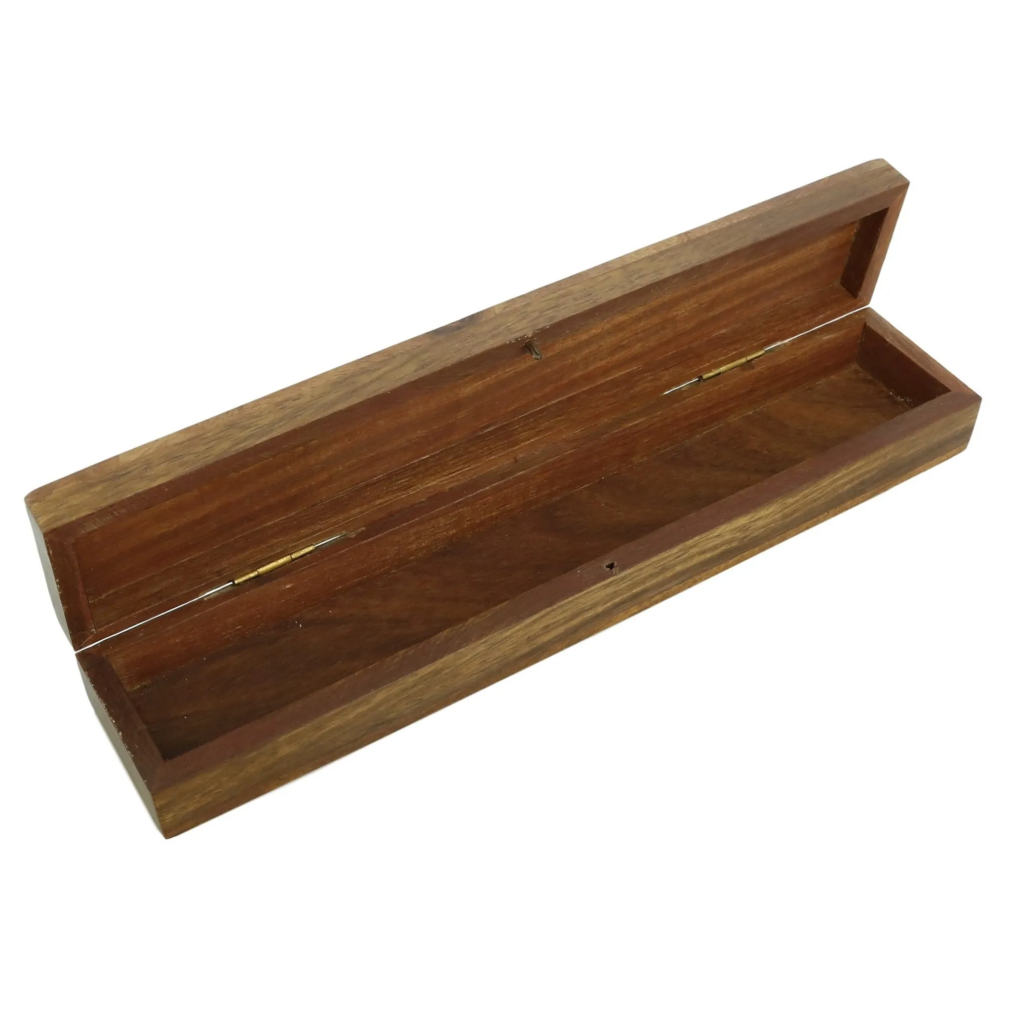 Indian Elephant Jewelry Holder - 10 x 2 x 1.5 Inch Large Wood Box - Jewelry Boxes for Necklaces