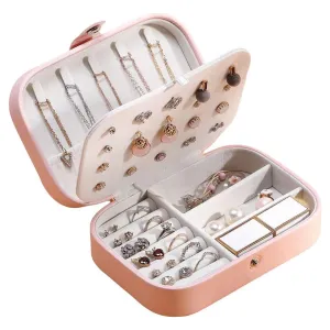 Jewellery Organisers Box PU Leather Storage Case for Rings, Earrings, Necklace Jewelry Organizer for Women | Medium
