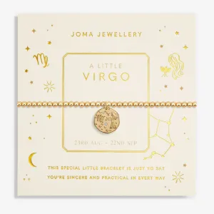 Joma Jewellery Gold Star Sign A Little 'Virgo' Bracelet