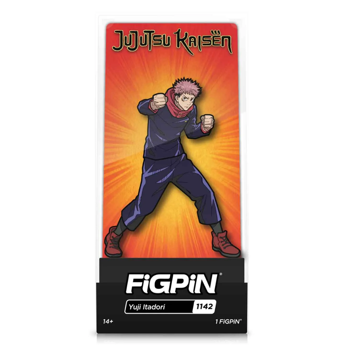 Jujutsu Kaisen Yuji Itadori FiGPiN #1142 Anime Enamel Pin