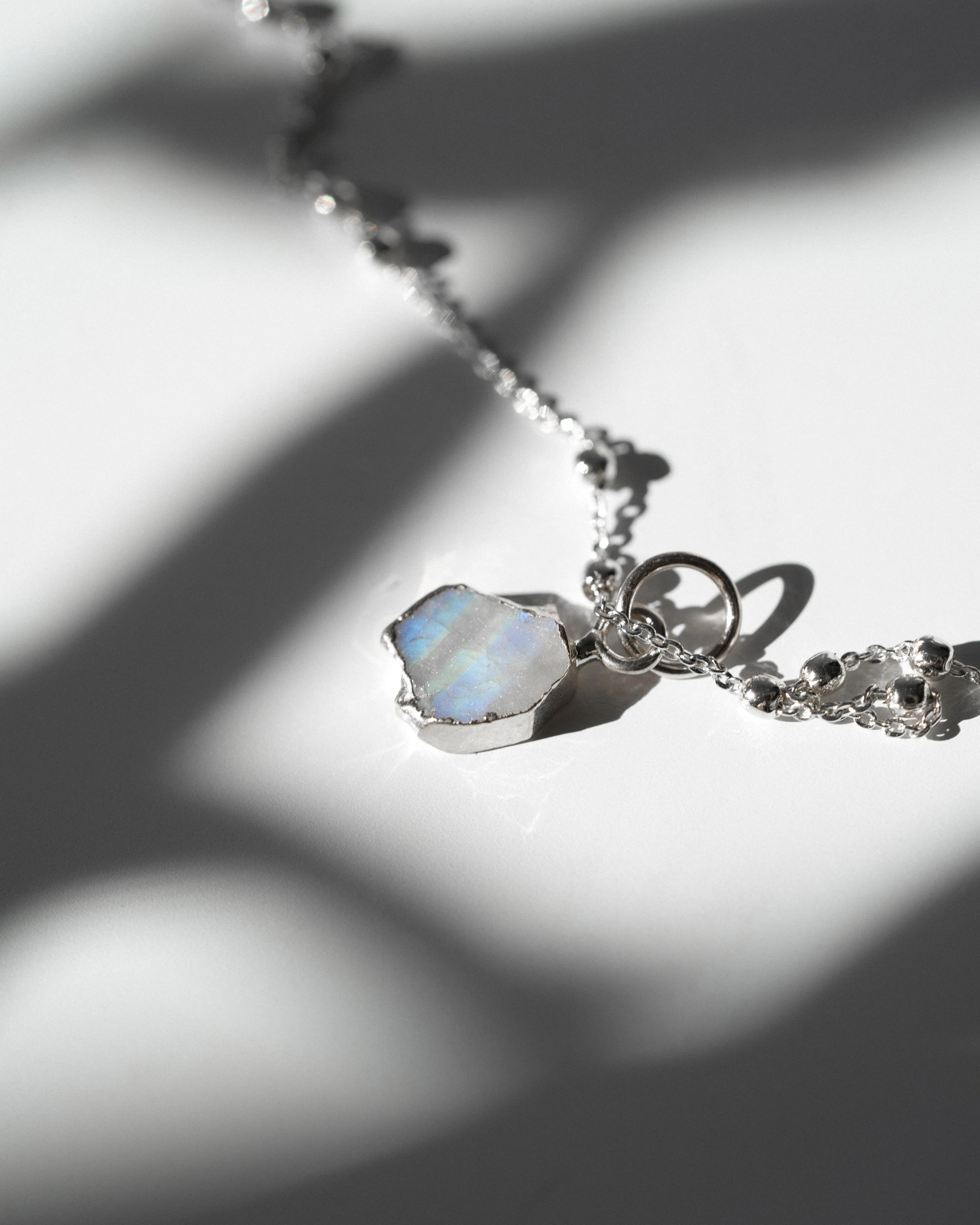 June | Moonstone Necklace