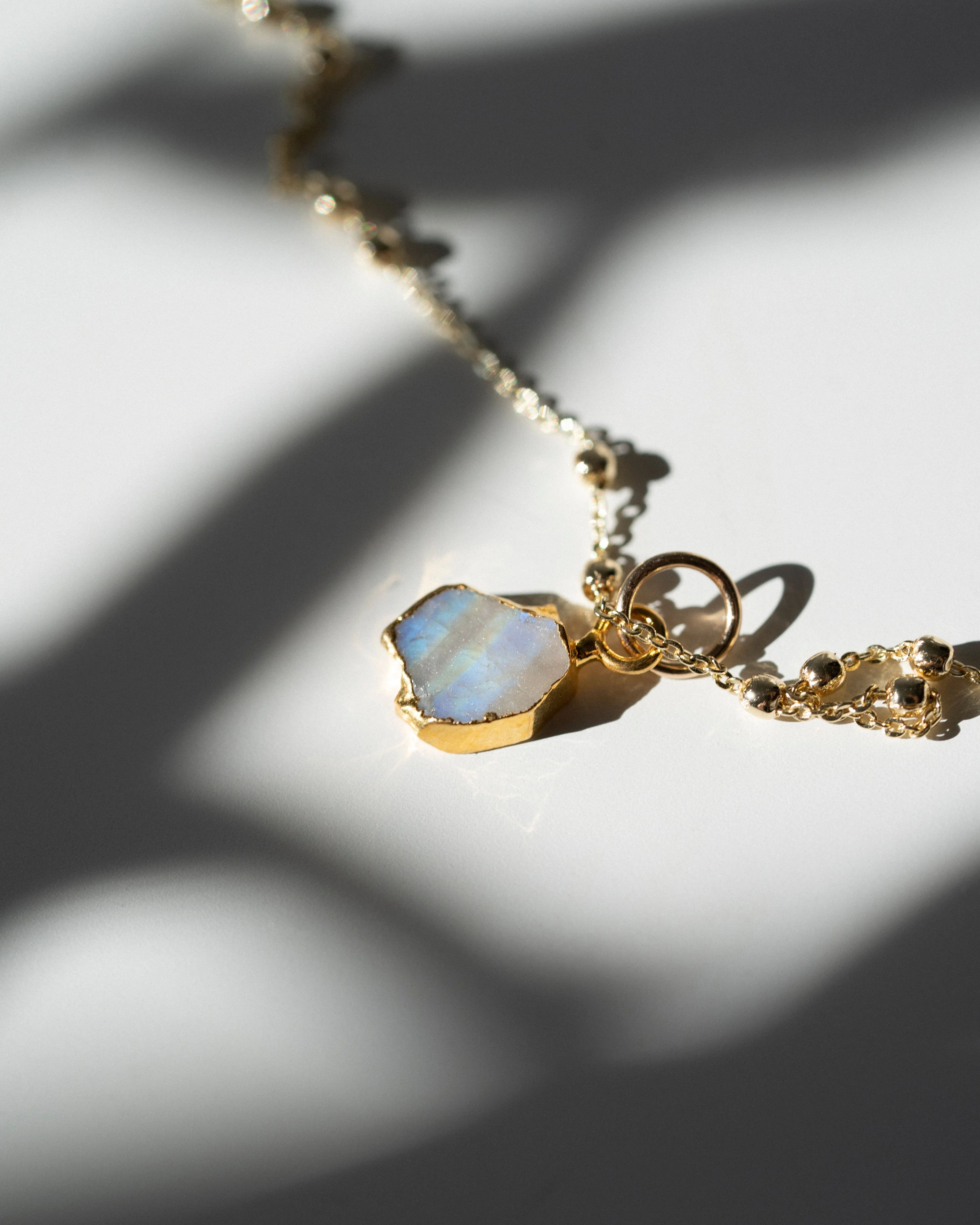 June | Moonstone Necklace