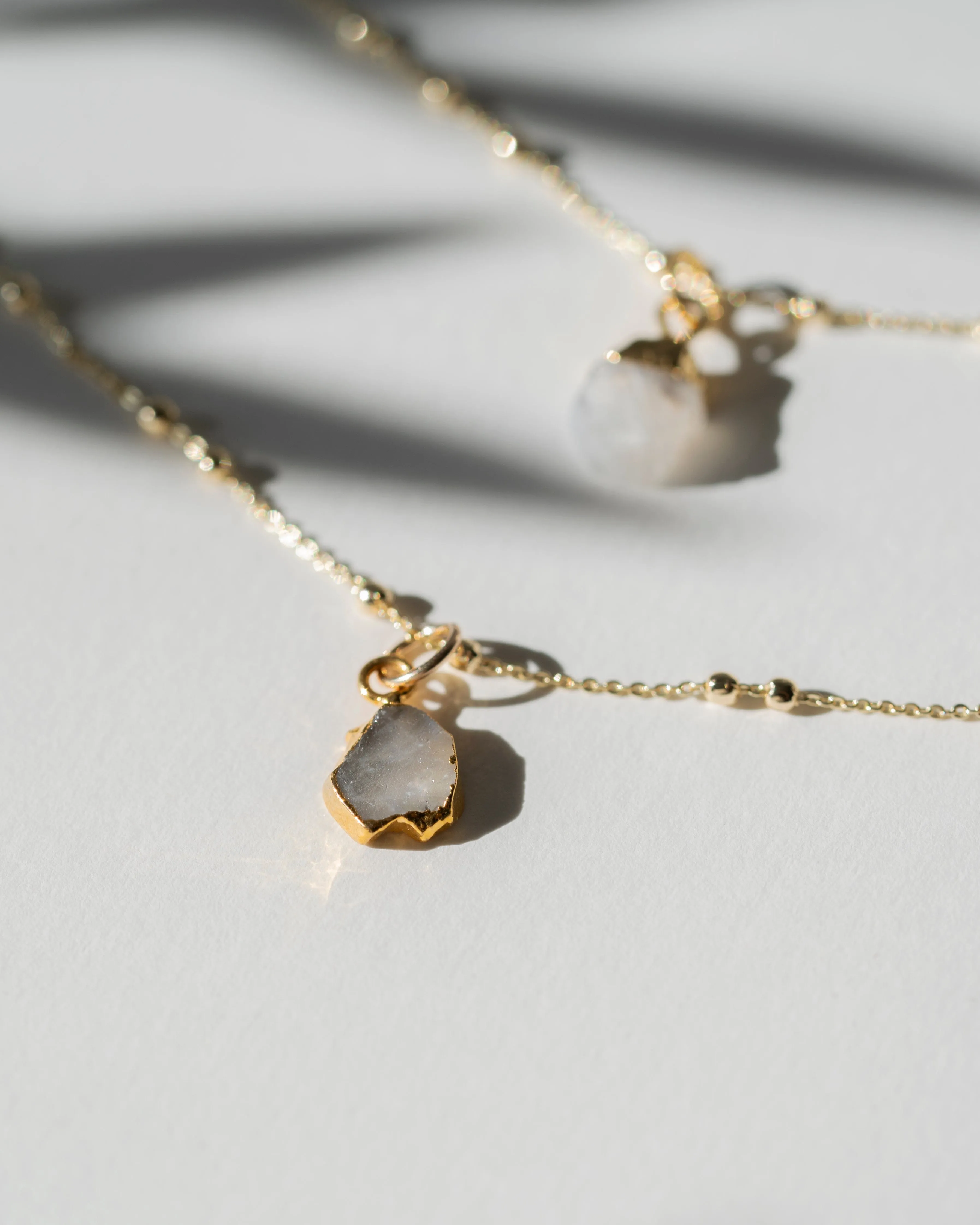 June | Moonstone Necklace