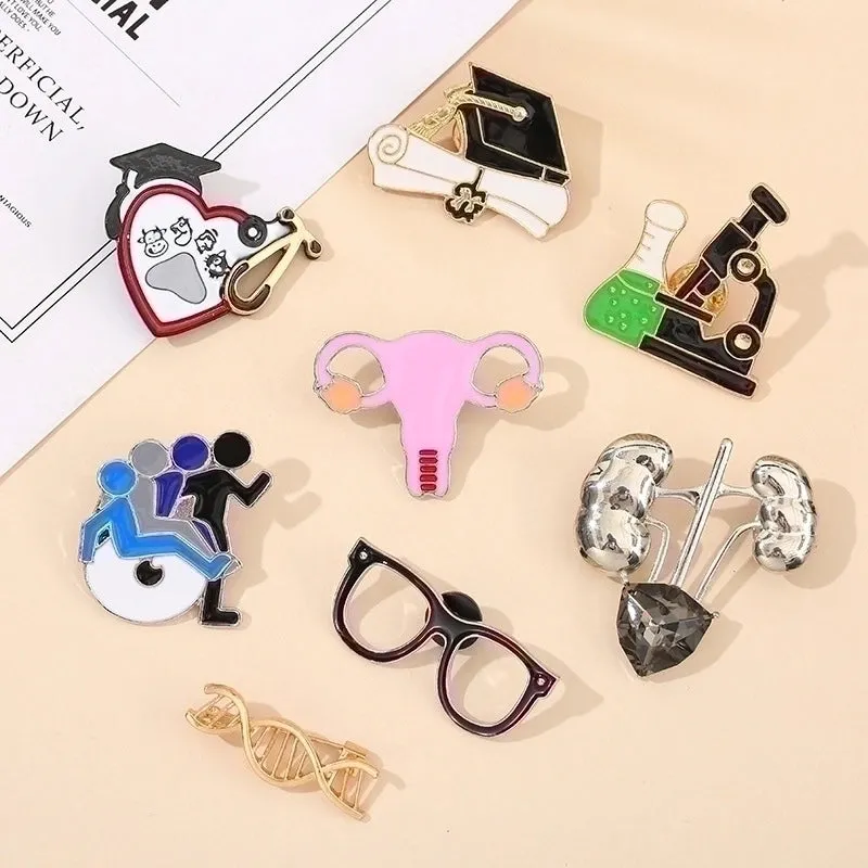 Korean Style Pin Heart Shape Alloy Enamel Women'S Brooches
