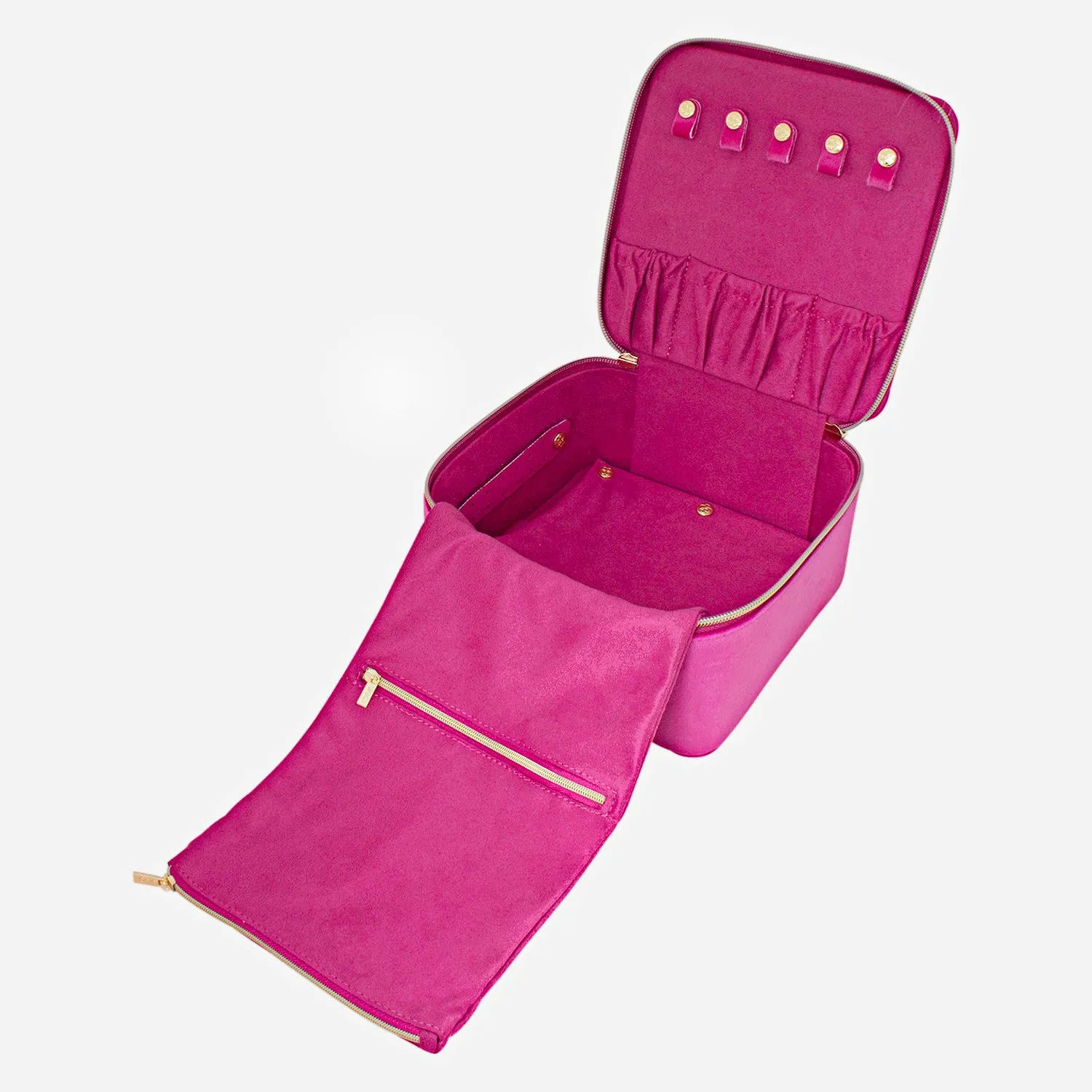 Large Jewellery Cube - Luxe Velvet Berry