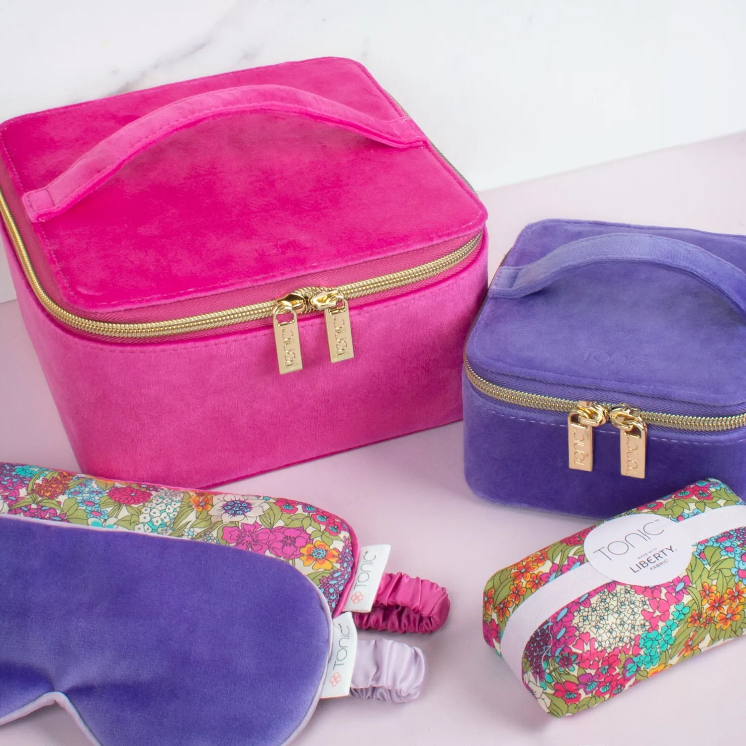 Large Jewellery Cube - Luxe Velvet Berry