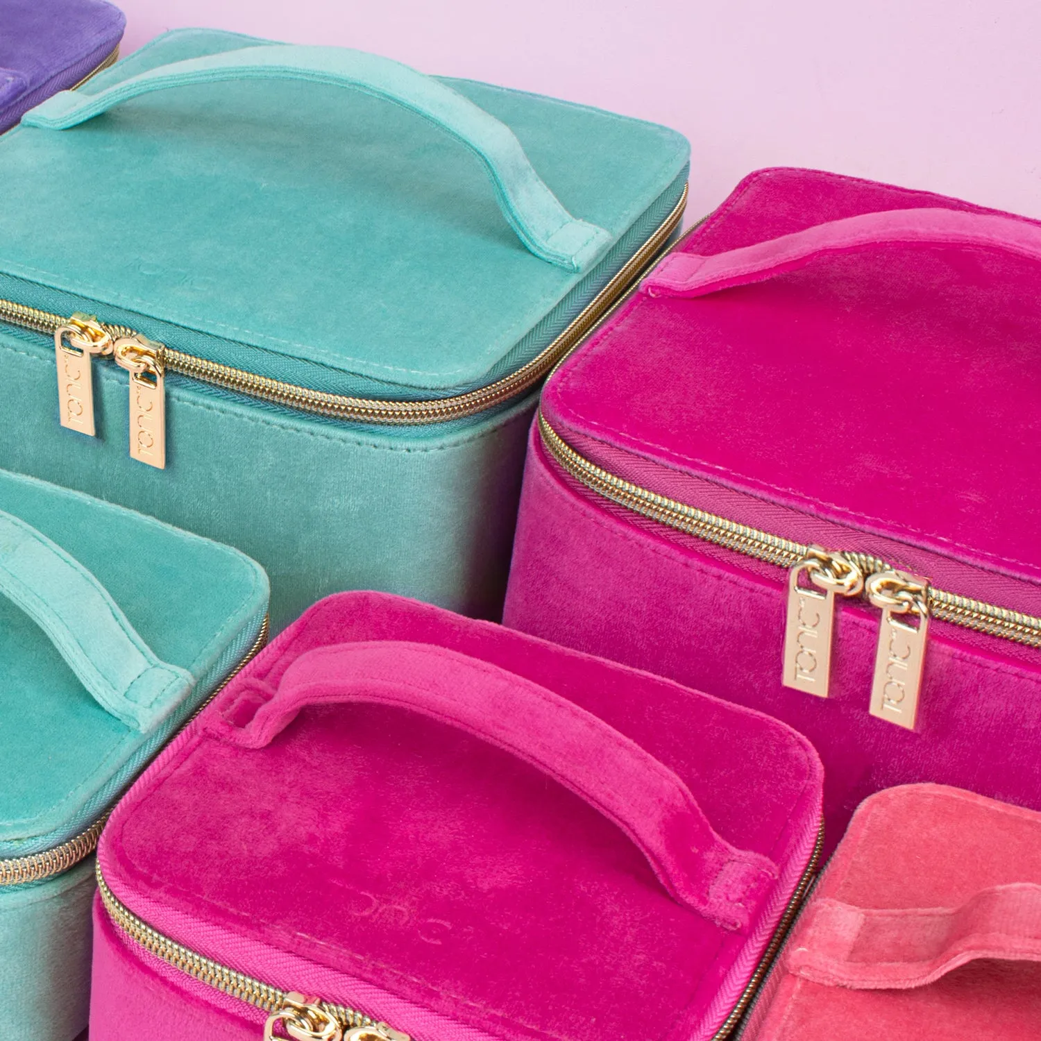 Large Jewellery Cube - Luxe Velvet Berry