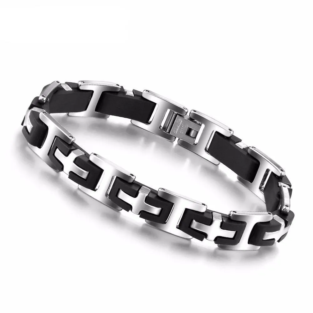 Link Chain Stainless Steel 215mm Bracelets
